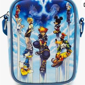 Kingdom Hearts Disney Character Crossbody Bag. Hot Topic. NWT